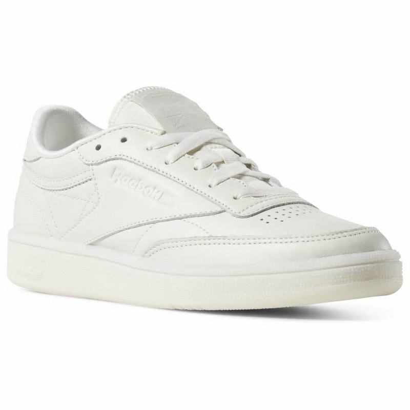 Tenisi Reebok Club C 85 Dama Albi Romania PE4884BQ